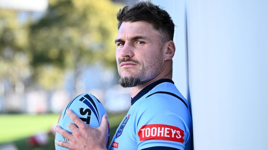 Angus Crichton says NSW will be attacking State of Origin debutant Robert Toia.