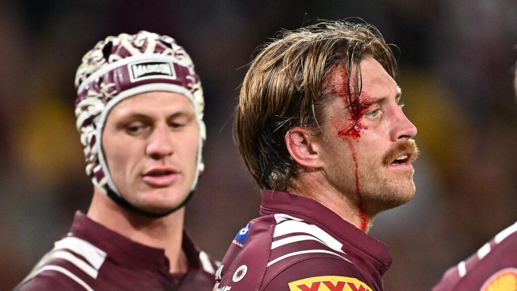 Queensland have suffered a comprehensive loss in Origin I at Suncorp Stadium.