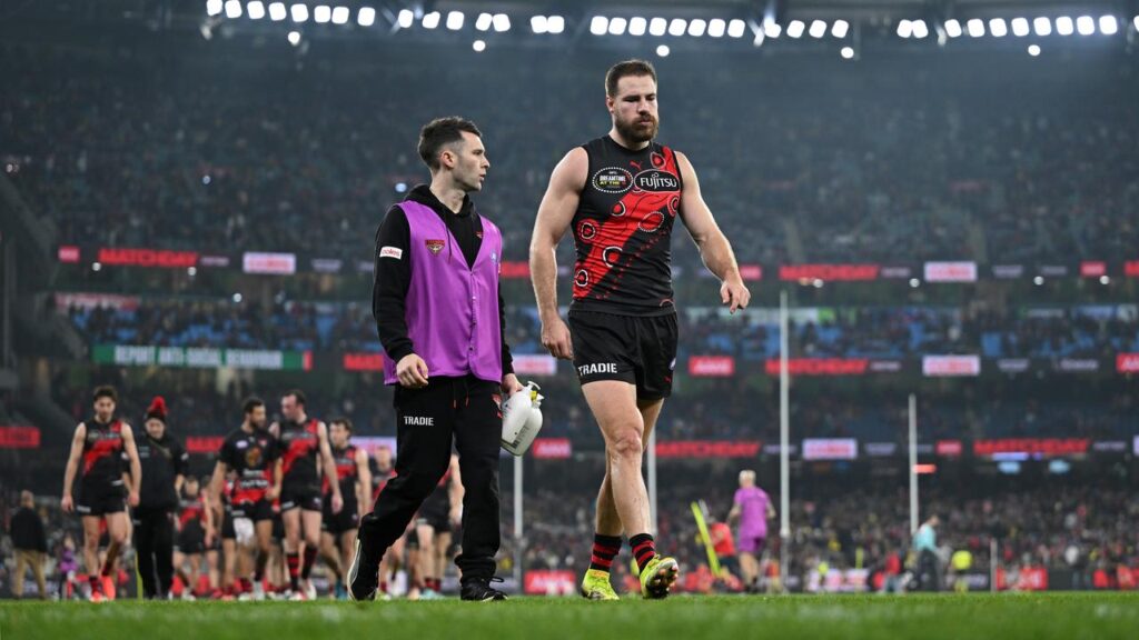Ben Mckay will miss Essendon’s game against Brisbane after injuring a foot against Richmond.
