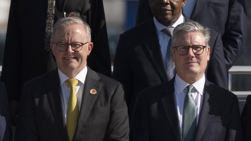 Anthony Albanese and UK PM Keir Starmer have agreed to “increase ambition” on the AUKUS program.
