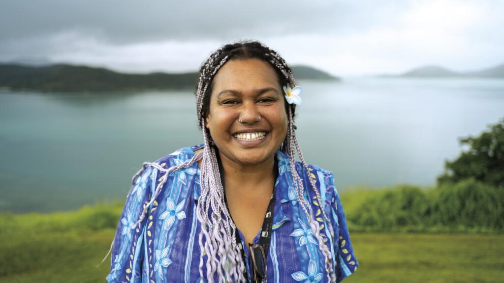Marine biologist Tishiko King has seen the impacts of climate change on Torres Strait communities.