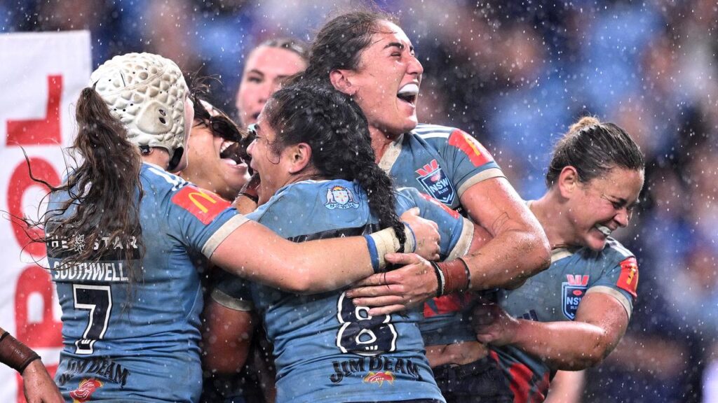 It’s been all smiles for the NSW Blues this year in women’s State of Origin.
