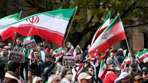 HANDS OFF IRAN RALLY