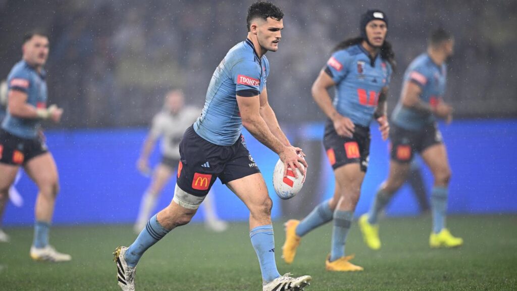 Star halfback Nathan Cleary’s contrasting halves reflected NSW’s fortunes in their Origin II loss.