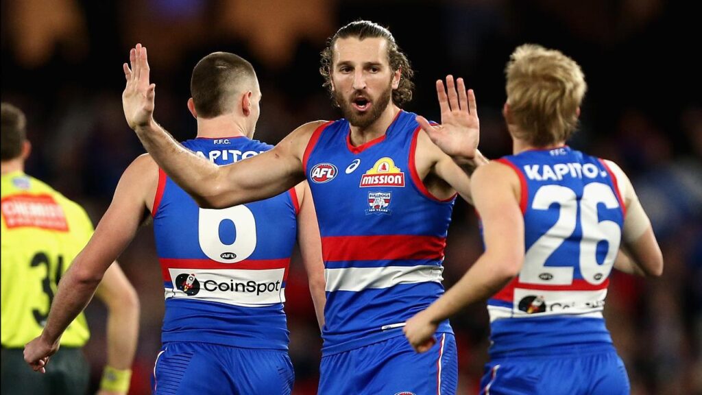 Marcus Bontempelli starred again as the Bulldogs buried the Tigers by 79 points.