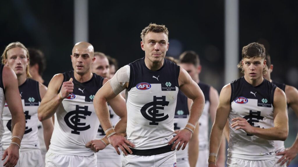 Patrick Cripps and his Blues team were left with much to ponder after their loss to Port Adelaide.