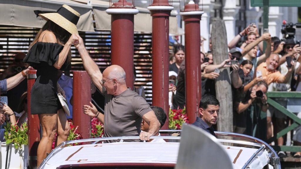 Jeff Bezos and Lauren Sanchez’s three-day gala in Venice is estimated to cost about $A76 million.