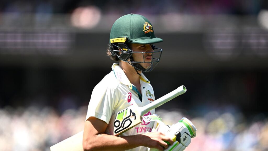 Sam Konstas was back as opener for Australia in the first Test against West Indies in Barbados.