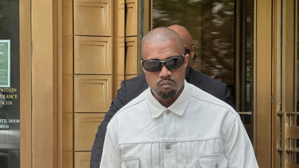 Ye turned up at a Manhattan federal courthouse and entered through a public entrance.