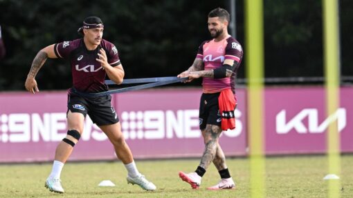 NRL BRONCOS TRAINING
