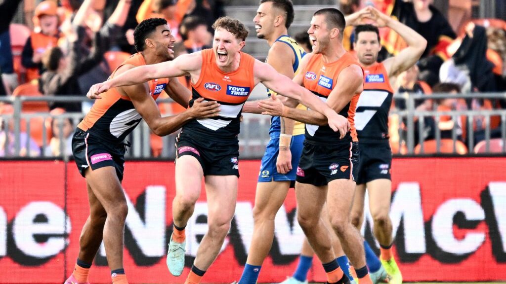 GWS have stormed home to beat the Suns, with Tom Green collecting 30 disposals and a goal.