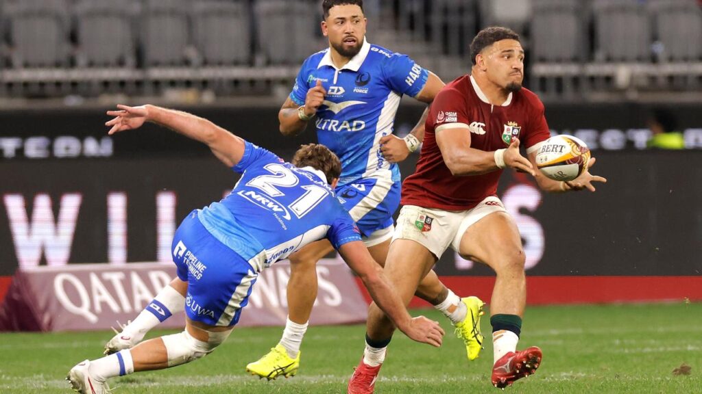 Lions such as Australian-born Sione Tuipulotu are inspiring a dash of sledging as the tour goes on.
