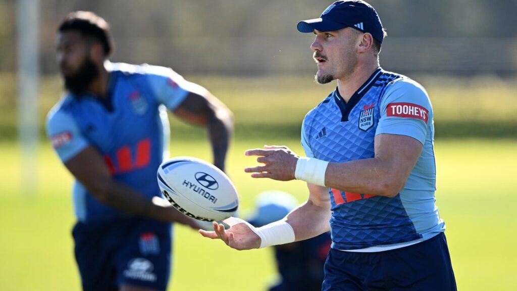 Angus Crichton says the Blues aren’t going to fall for Queensland’s Origin selection “mind games”.