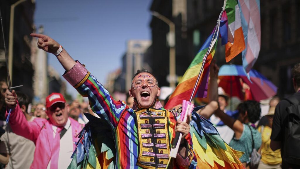 Tens of thousands of people in Hungary flouted a law that allows for the ban of Pride marches.