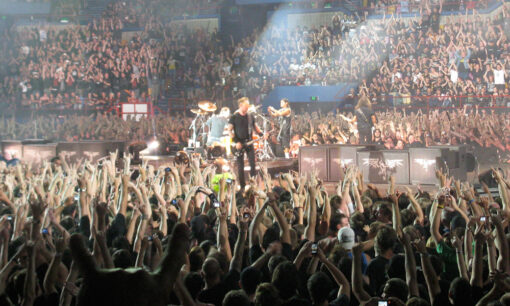Metallica live in Brisbane, 2010.