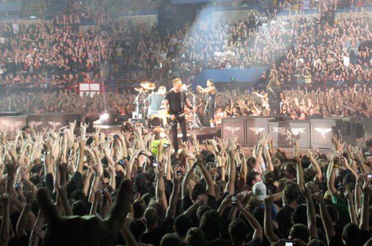 Metallica live in Brisbane, 2010.