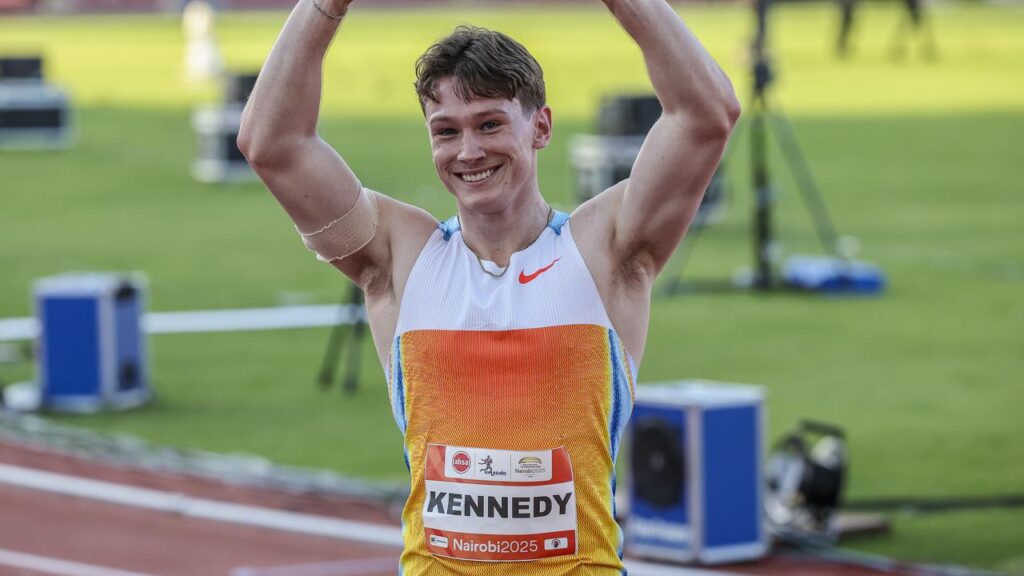 Sprinter Lachlan Kennedy has become just the second Australian to go under 10 seconds in the 100m.