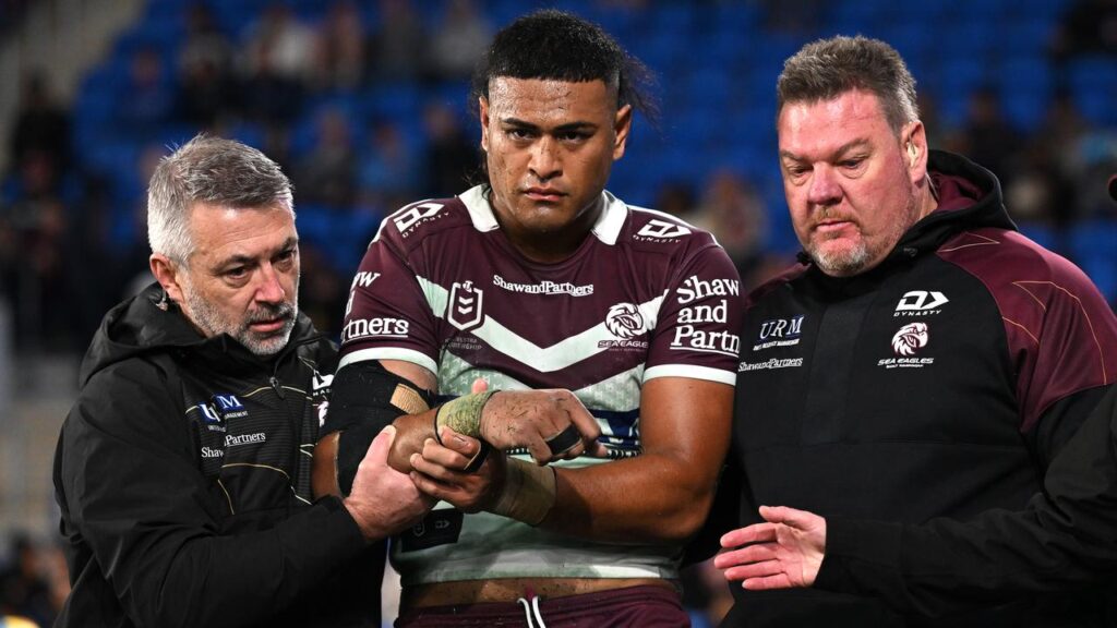 Manly’s representative forward Haumole Olakau’atu’s shoulder injury isn’t as bad as first feared.