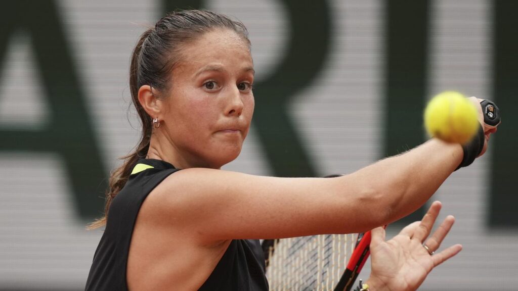 Daria Kasatkina has been beaten at the French Open, with Australian hopes now dashed.