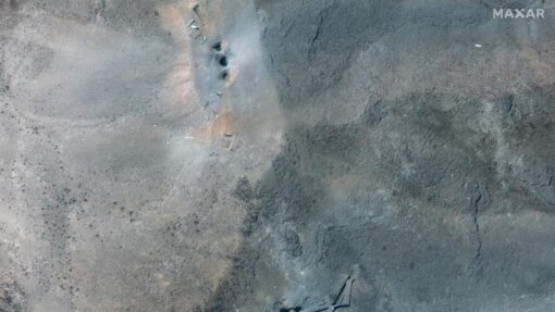 Satellite image of Iran’s Fordo
