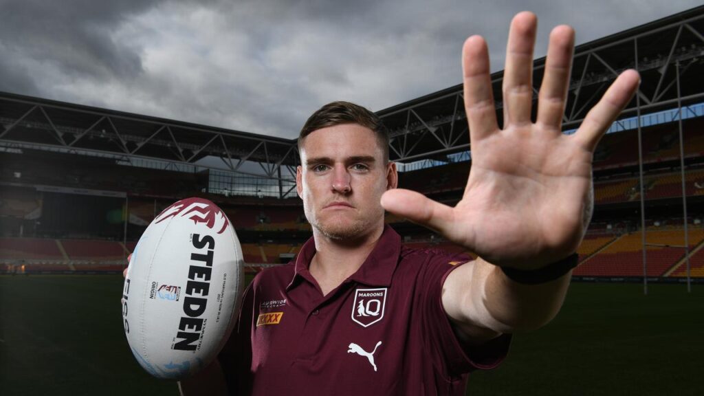 AJ Brimson has switched camps to England, effectively ending his four-game State of Origin career.
