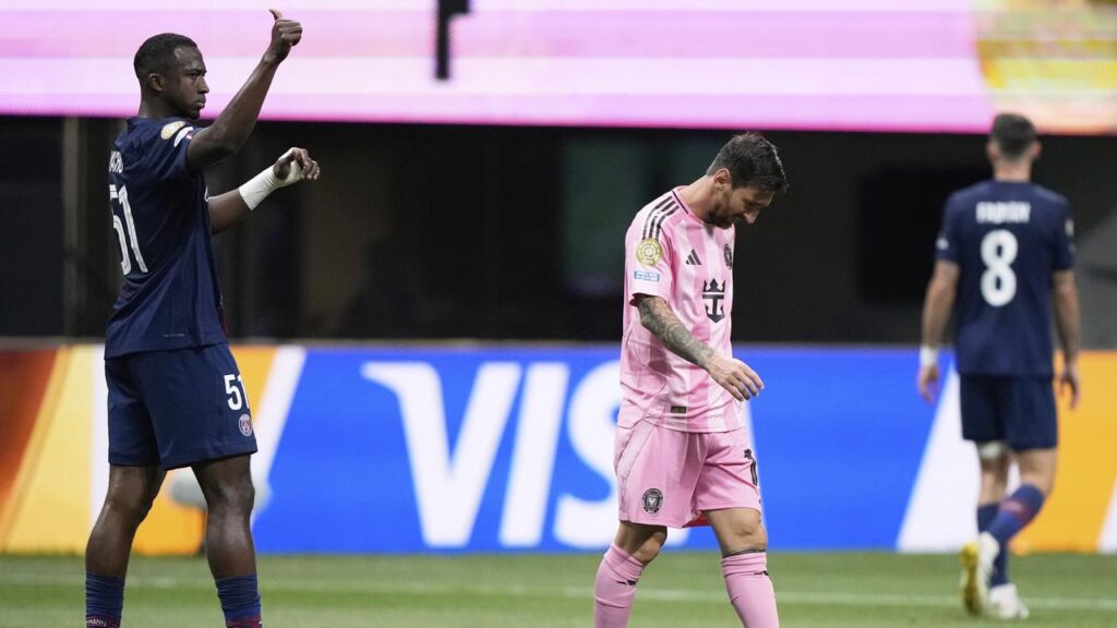 Lionel Messi’s quest for Club World Cup glory with Inter Miami is over after a PSG thrashing.
