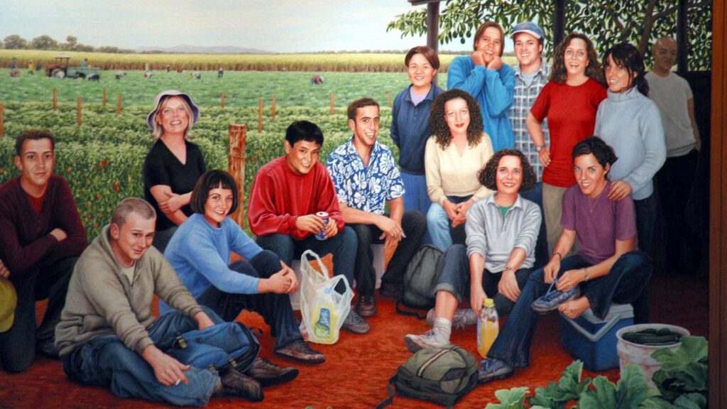 A portrait of the 15 backpackers who died in the Childers fire marked the 10th anniversary in 2010.