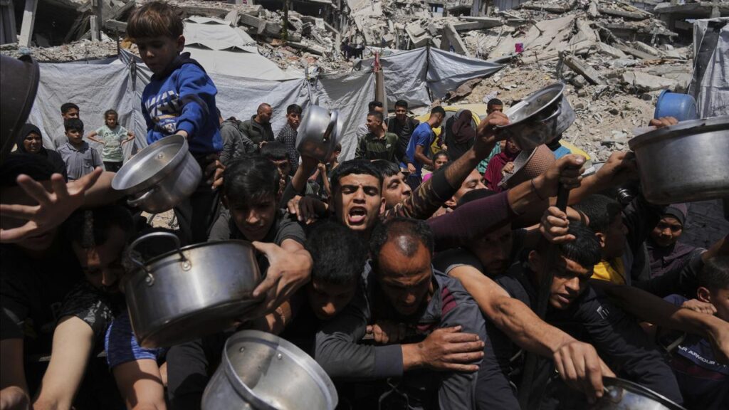 Hamas says 52 people have been killed at Gaza food distribution points in a week.