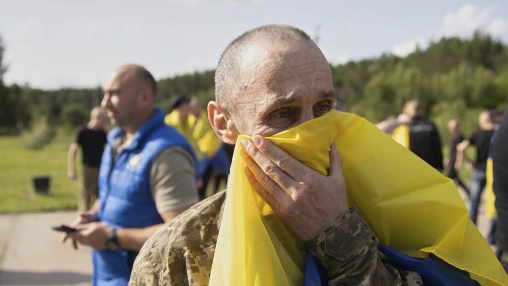 Ill and injured Ukrainian soldiers have been released in a prison swap with Russia, officials say.
