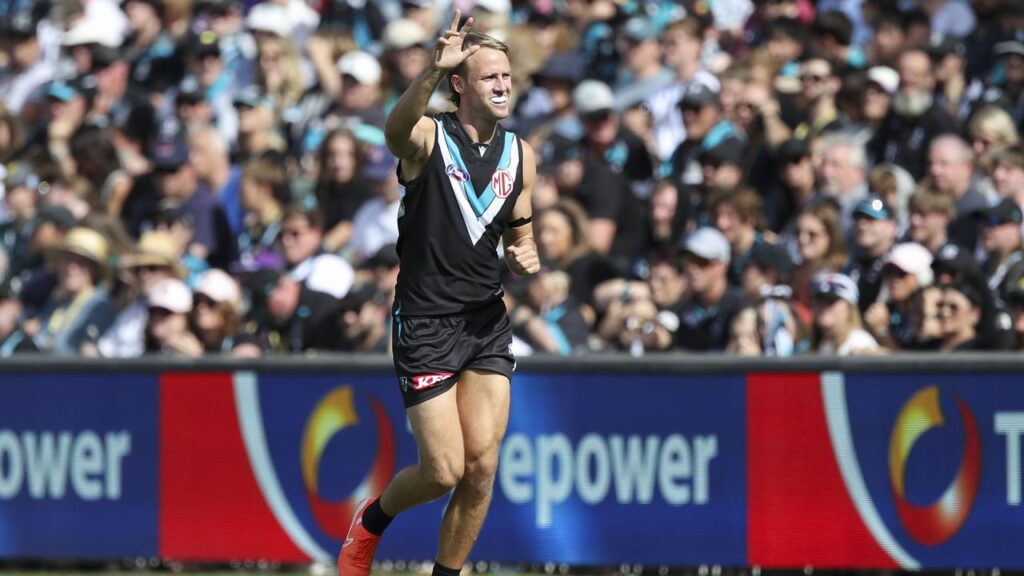 Port’s Jack Lukosius is set to return after being sidelined by a knee injury since round two.