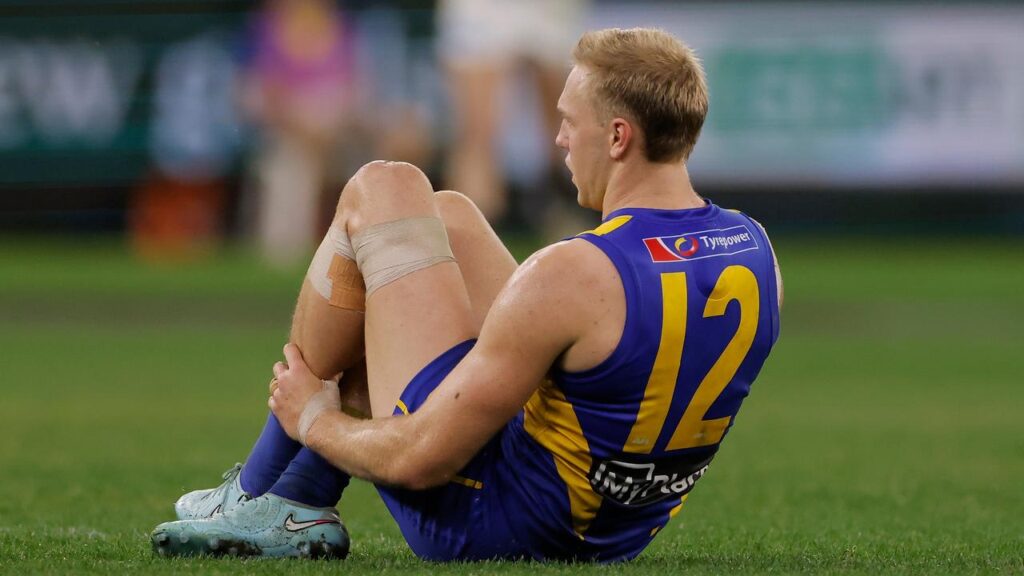 Oscar Allen may have played his last match for West Coast Eagles.
