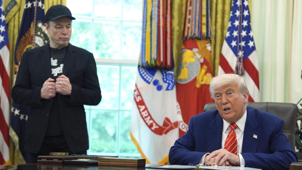 US President Donald Trump says he hasn’t been thinking about Elon Musk since their feud exploded.