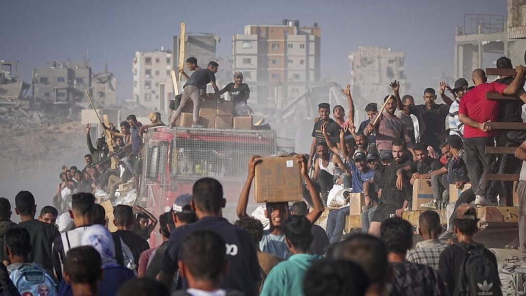 The United Nations agency for Palestinian refugees calls the system for providing aid “a disgrace”.