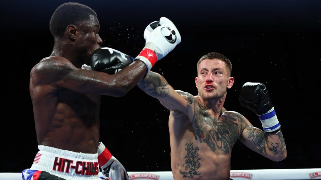 Australia’s Liam Paro (r) has an eye on a rematch with Richardson Hitchins (l).