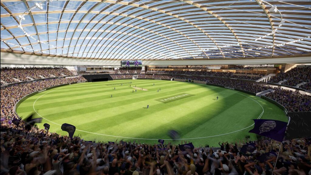 Political watchers say a snap election in Tasmania would become a ‘referendum’ on the stadium plan.

