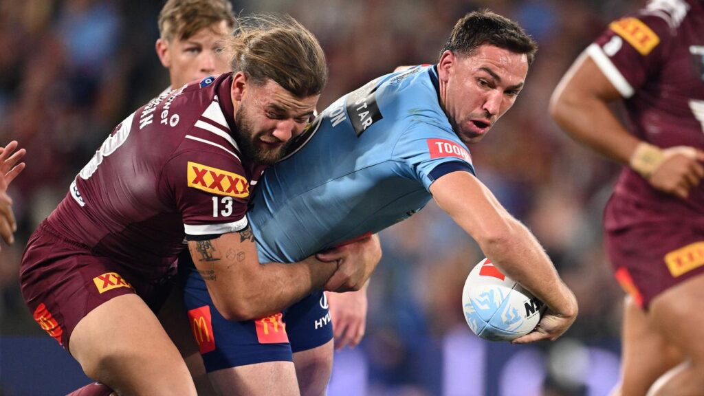 Hamstring tightness has put the Blues’ Reece Robson in doubt for the second Origin clash.