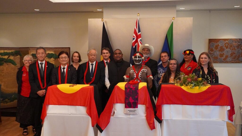The remains of Indigenous ancestors have been returned from Japan to traditional custodians.
