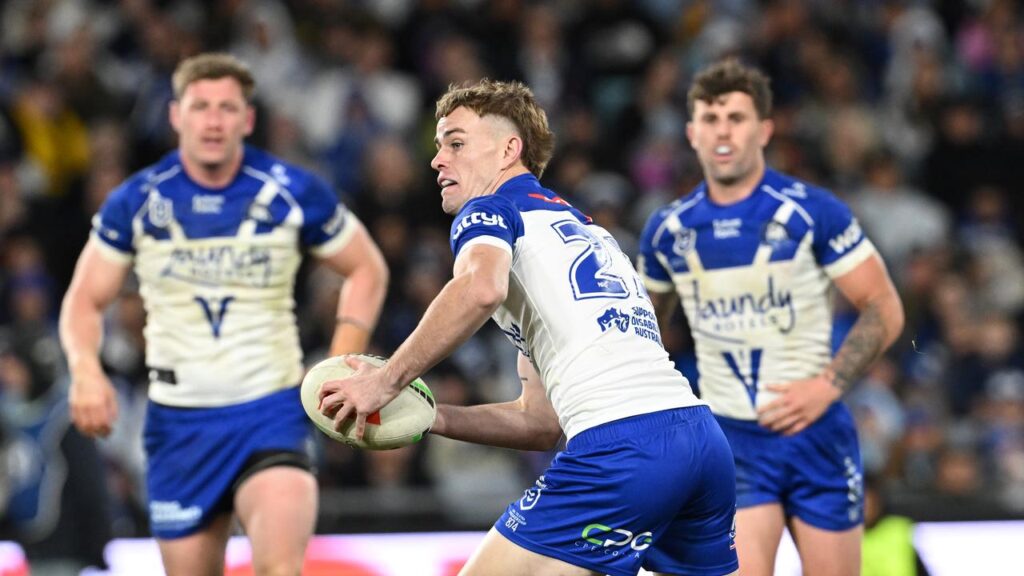 Lachlan Galvin received a warm welcome from Bulldogs fans after his high-profile move from Wests.
