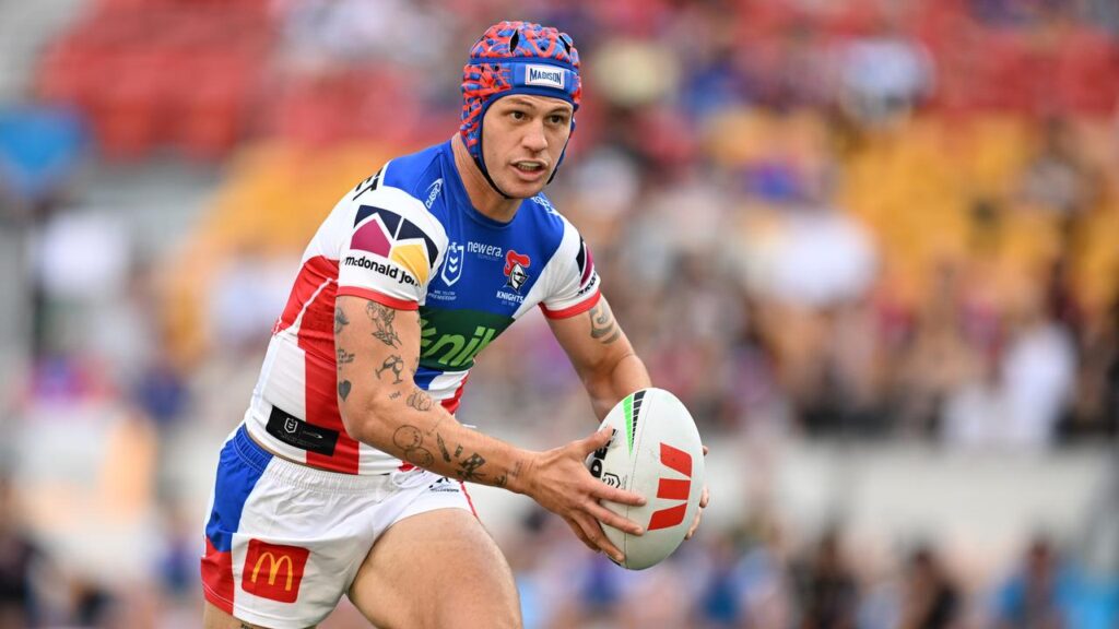 Skipper Kalyn Ponga set up two tries as he led Newcastle to a thrilling win over the Dolphins.