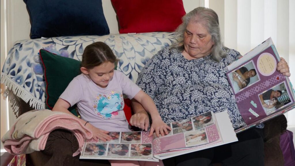 Sharon Wilson is fighting for her granddaughter Amateil Speers to access a carer at school.
