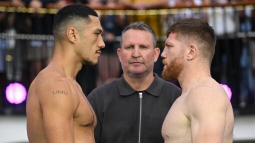 BOXING OPETAIA SQUEO WEIGH IN