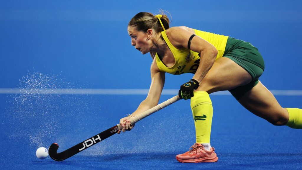 Grace Young won her 50th cap for the Hockeyroos during another heavy defeat to the Netherlands.