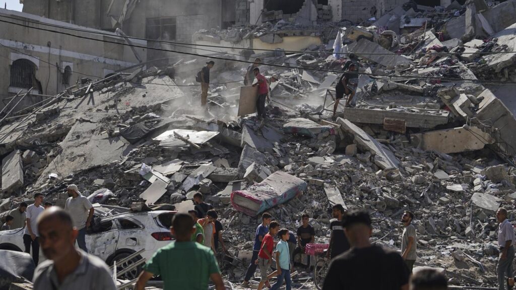 More than 56,400 Palestinians are said to have been killed in Gaza since October 2023.