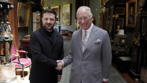 APTOPIX Britain Ukraine Royals