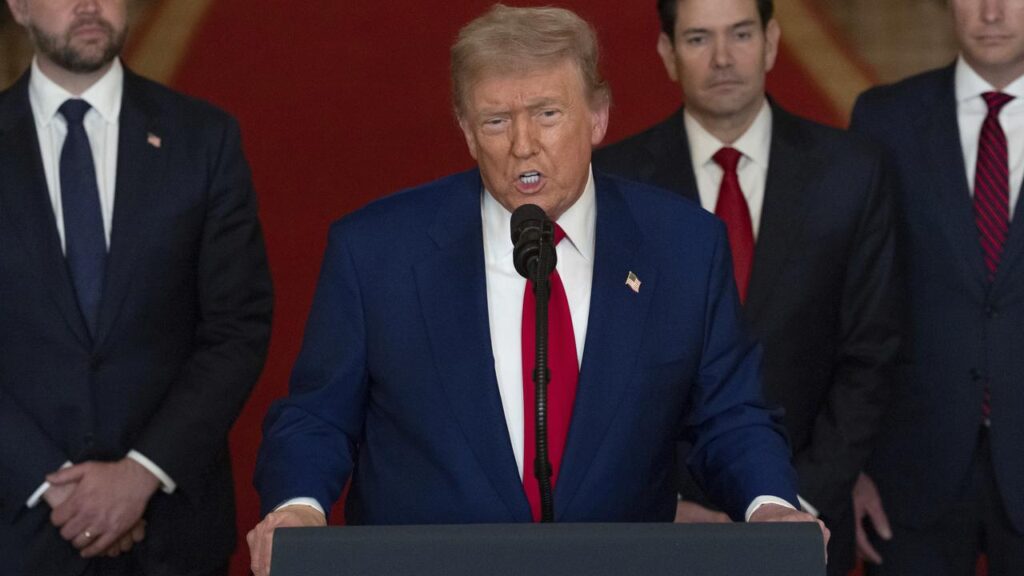 US President Donald Trump has announced a ceasefire between Israel and Iran.