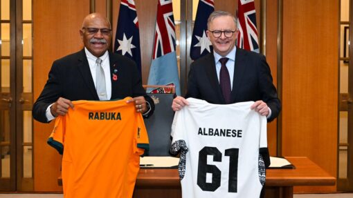 FIJI SITIVENI RABUKA AUSTRALIA VISIT