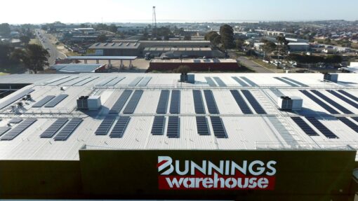 BUNNINGS WAREHOUSE STORE SOLAR ENERGY