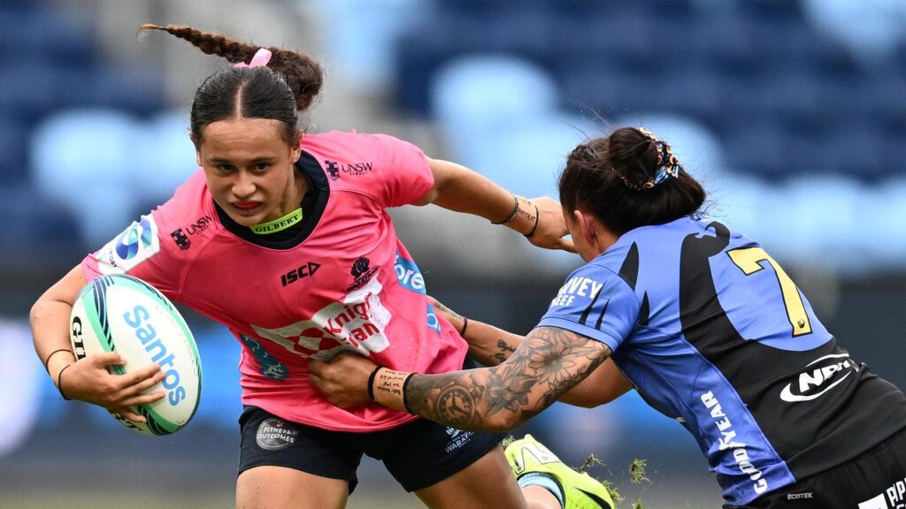 NSW teenager Waiaria Ellis (l) has been picked for the Wallaroos to debut against New Zealand.