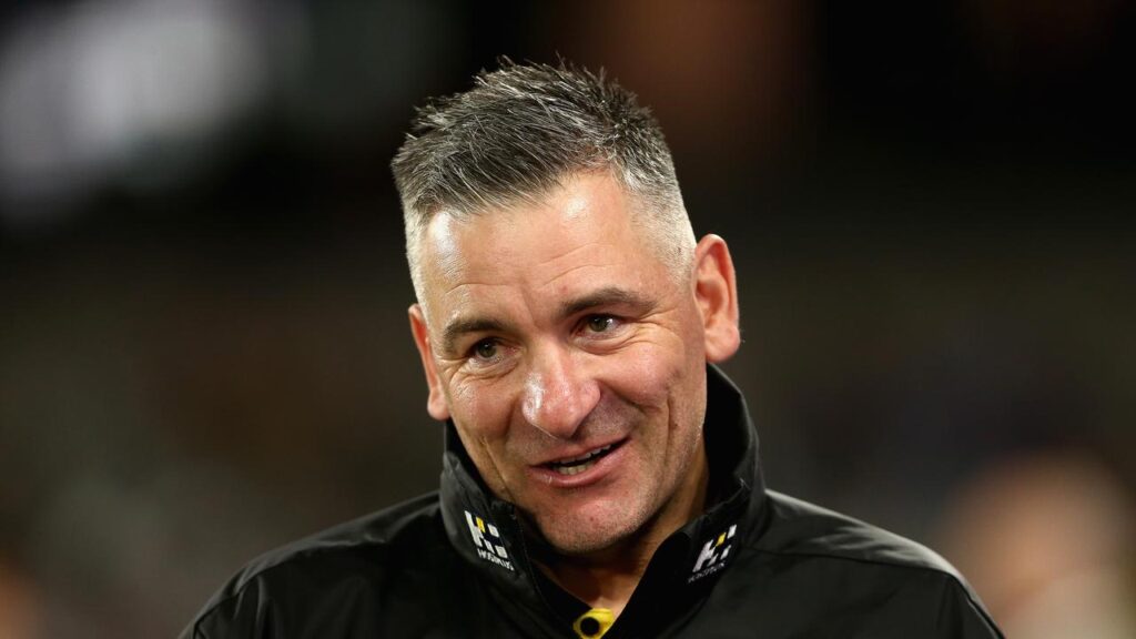 With five already, Richmond coach Adem Yze is looking for more wins for his Tigers this season.
