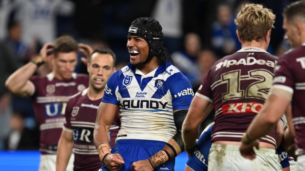 Stephen Crichton and the Bulldogs’ latest win has left Manly in a tight race for eighth place.